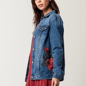 Boom Boom Jeans Rose Jean Jacket sz XL